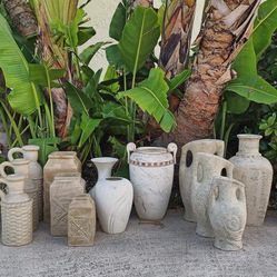 Mediterranean Decorative Items, Figurines, Pots, Vases