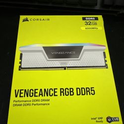 New CORSAIR Vengeance DDR5 RGB 32GB (2 x 16GB) White 