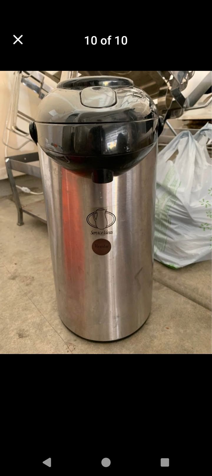 Coffee Cambro