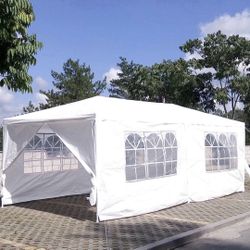 10x20 wedding party tent outdoor canopy tent  with side walls white FOR SALE 