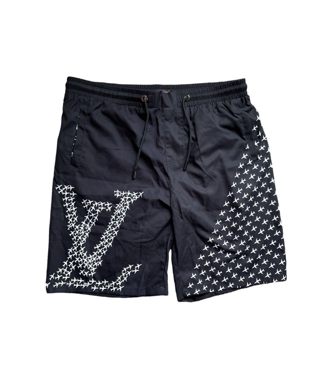 Louis Vuitton Swim Short For Men Brand new with tag Usa men size large and pics have dimensions Color black