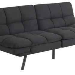 Black Suede Futon By: Mainstays Walmart Brand Very Comfy