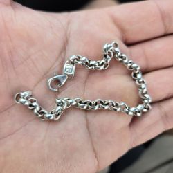 USA Made  .999 Fine Silver Rolo Chain