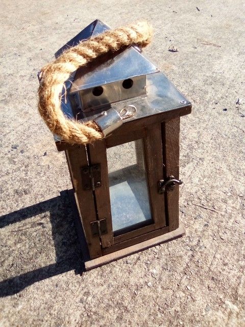 Candle Glass Lamp Outdoor