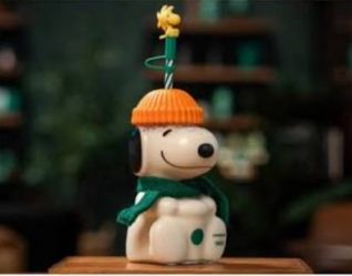 Starbucks Snoopy Glass Cup