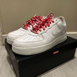 Air Force 1 White Supremes