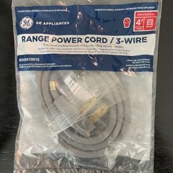 GE Range Power Cord / 3-wire Prong 