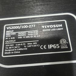 Vs2000 Vivosun 200w