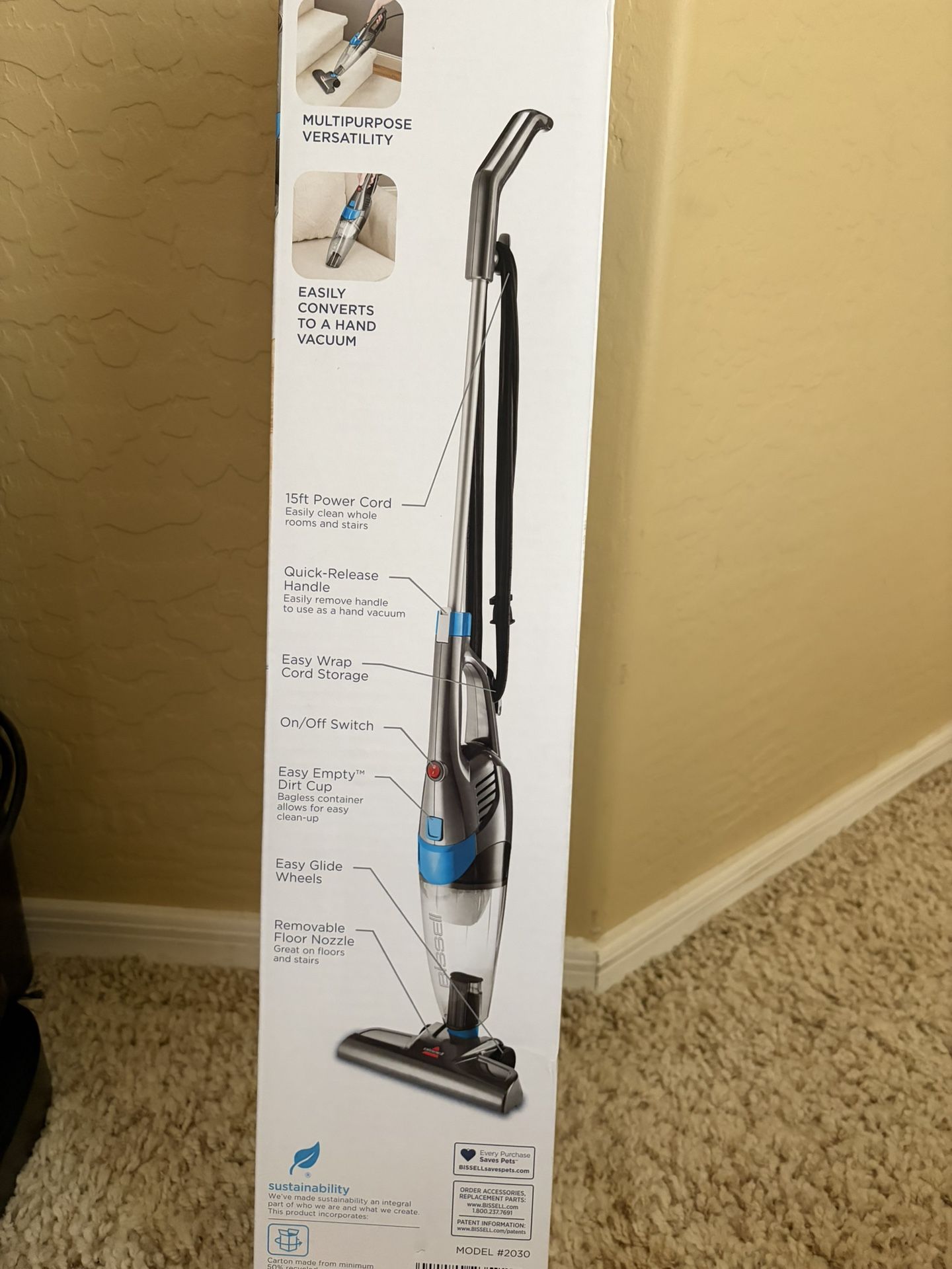 Bissell 3 In 1 Lightweight Vacuum