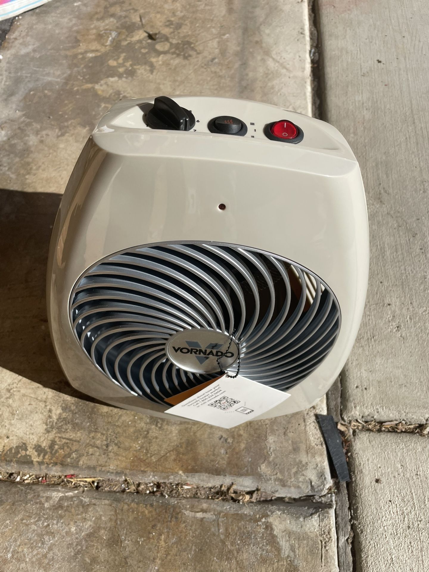 Vornado AVH10 (2025) Space Heater for Home, Fan Only Option, Digital Display with Adjustable Thermostat, Advanced Safety Features, Auto Climate Contro