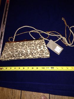 Leopard print purse