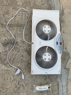 Bionaire window fan with remote (used)