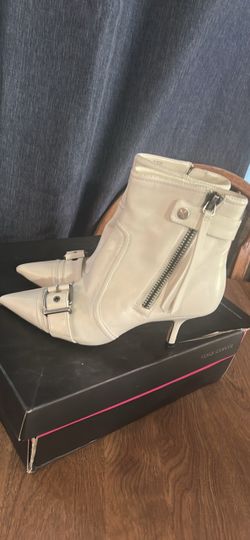 Vince Camuto leather dress ankle boots