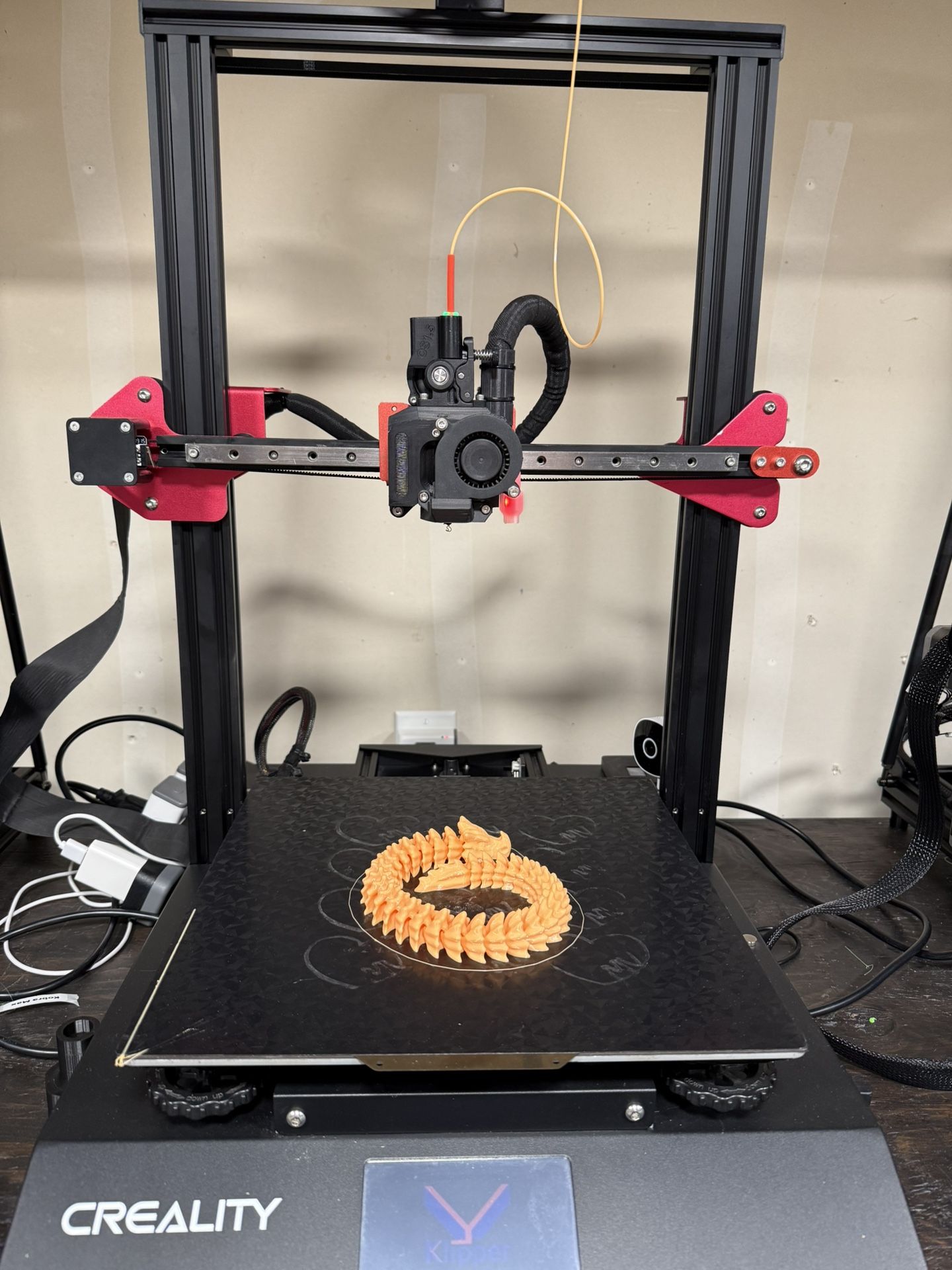Creality CR-10S Pro 3D Printer. Klipper, Direct Drive.
