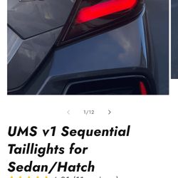 smoked sequential aftermarket taillights for 2016-2021 honda civic 