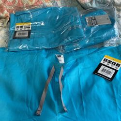Turquoise Wonderwink Scrub Pants 
