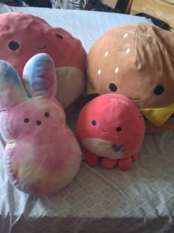 Squishmallows and Peeps Tye-Dye Bunny (READ DESC FOR COST OF EACH)