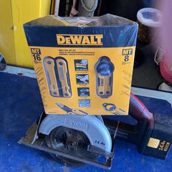 14,volt Ryobi Circular Saw & Free Dewalt Knife Set 