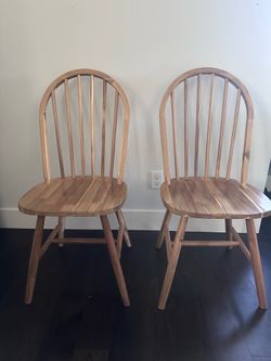 Two Wooden Chairs