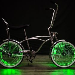 Micargi Chrome Beltline Cali Beach Cruise W/ LED Lights Gears