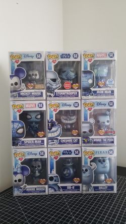 Funko Pops with Purpose Make-A-Wish Full Set (9) – Mint Condition w/ Protectors
