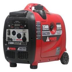 A-iPower SUA2300i Ultra-Quiet Inverter Generator with Mobility Kit (CARB Compliant)