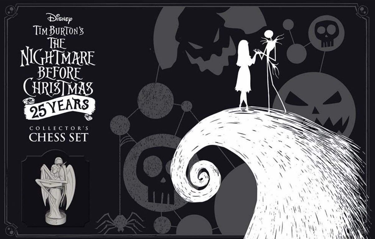 Tim Burton’s The Nightmare Before Christmas 25 Year Collectors Chess Set