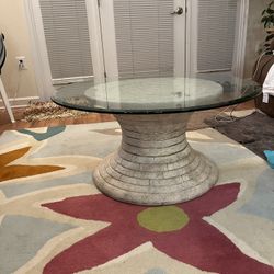 Glass Coffee And End Tables