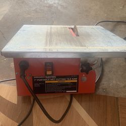 Chicago Electric 7” Tile Saw 