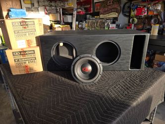 DD Audio 608F or American Bass Godzilla and Ported Enclosure