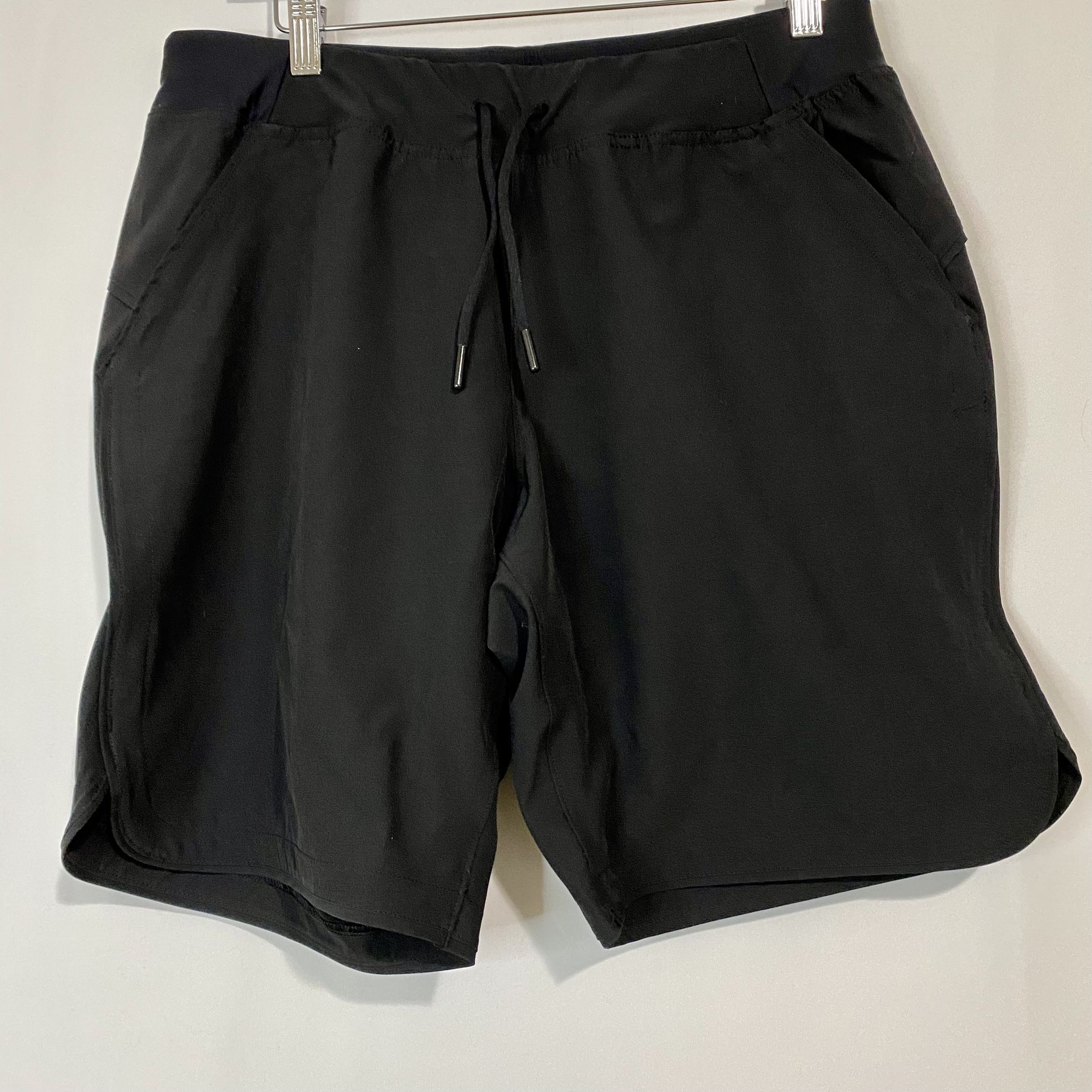 Lands’ End Women’s Swim Shorts Solid Black Size 10 Petite NWOT