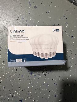 Linkind A19 LED Bulbs 6-Pack Cool White