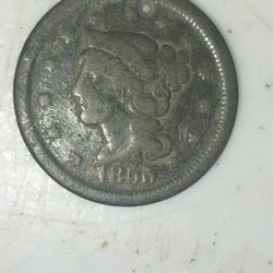 1855 Large Cent