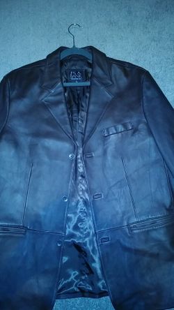 Brown Jos.A.Bank leather jacket xl