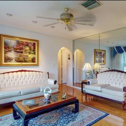 2 Antique Couch Set Like New