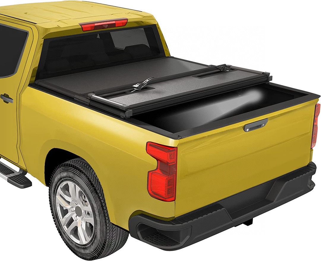 Hard Tri-Fold Truck Bed Tonneau Cover Compatible with 2015-2022 Chevy Colorado/GMC Canyon 5 FT