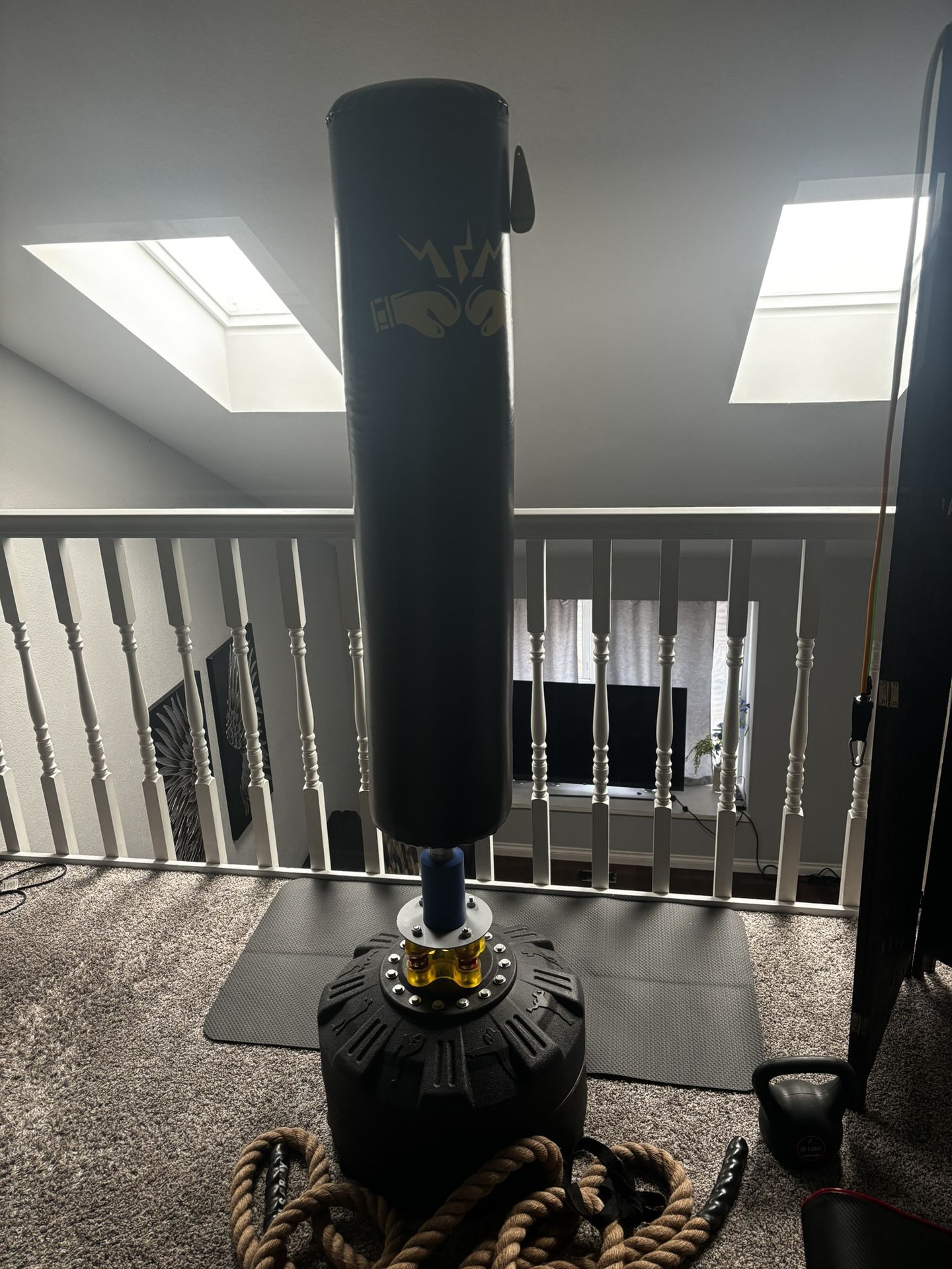 Punching bag With Gloves