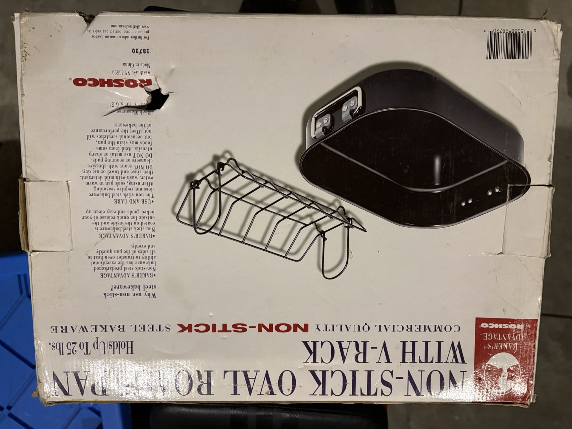 Rocco Non-Stick Roasting Pan V-rack