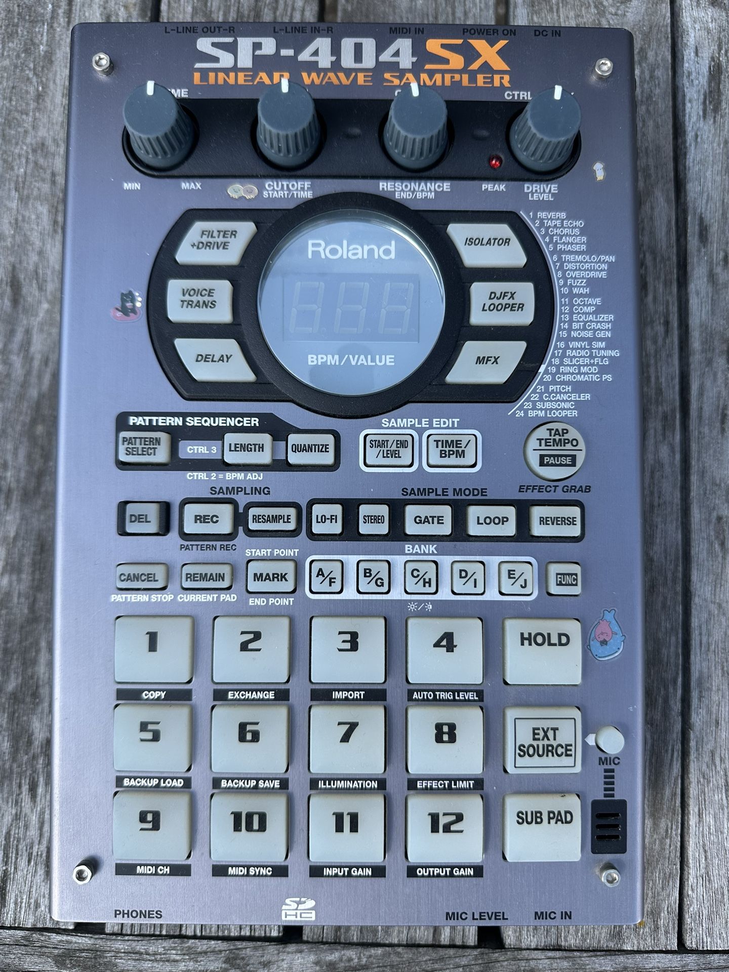 Roland SP-404 SX Linear Wave Sampler