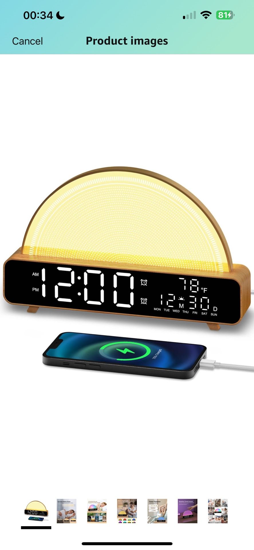 Sunrise Alarm Clock