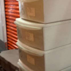 Storage draws storage bins for sale good condition