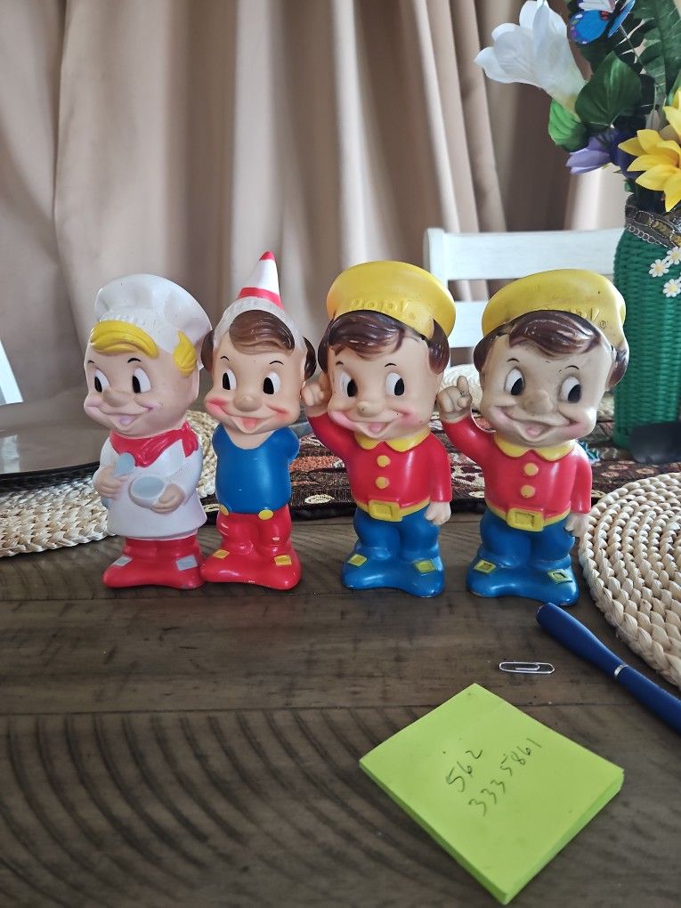 Snap , Crackle , And Pop Rice Krispies Figures