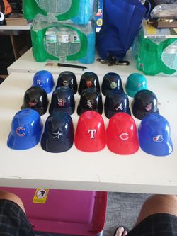 Mini Baseball plastic helmets