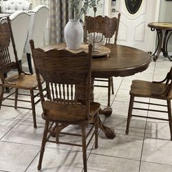 Wooden table set
