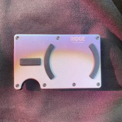 RIDGE BURNT TITANIUM WALLET