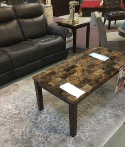 Coffe table and 2 end tables