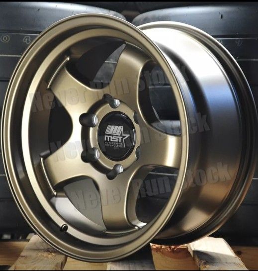 MST MT-07 17x8.5 6x139.7 6x5.5 -10 OFFSET BRONZE  & Black Available 5 SPOKE TRUCK Tundra Tacoma Gx470 4runner Overland Te37