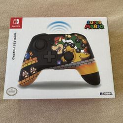 Hori Nintendo Switch Horipad Wireless Controller Super Mario Bowser - New
