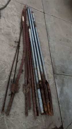 Metal Fence Posts and Pipes