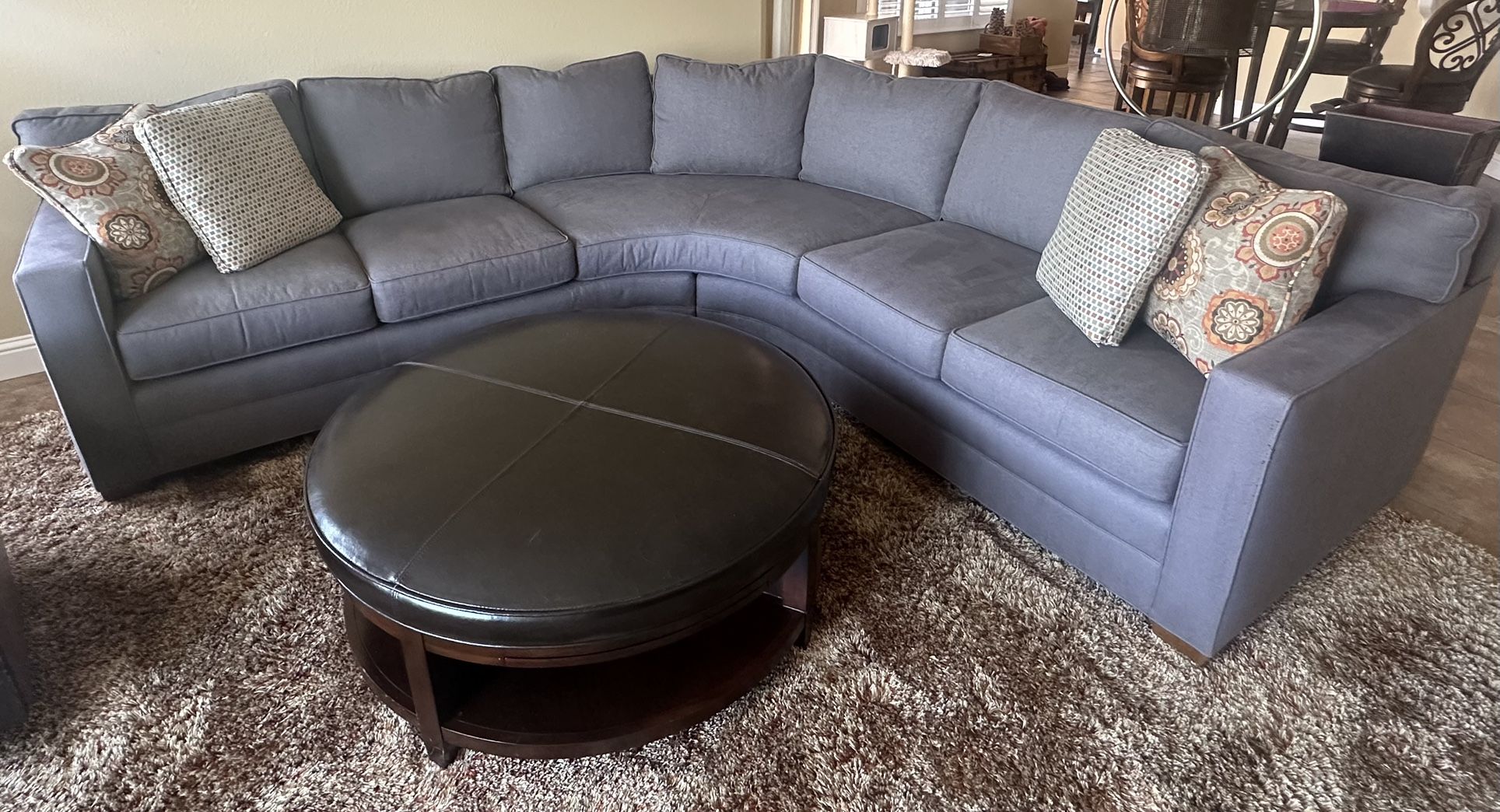 J Sectional 2 Piece Sectional Sofa by Vanguard Furniture 109” X 109”